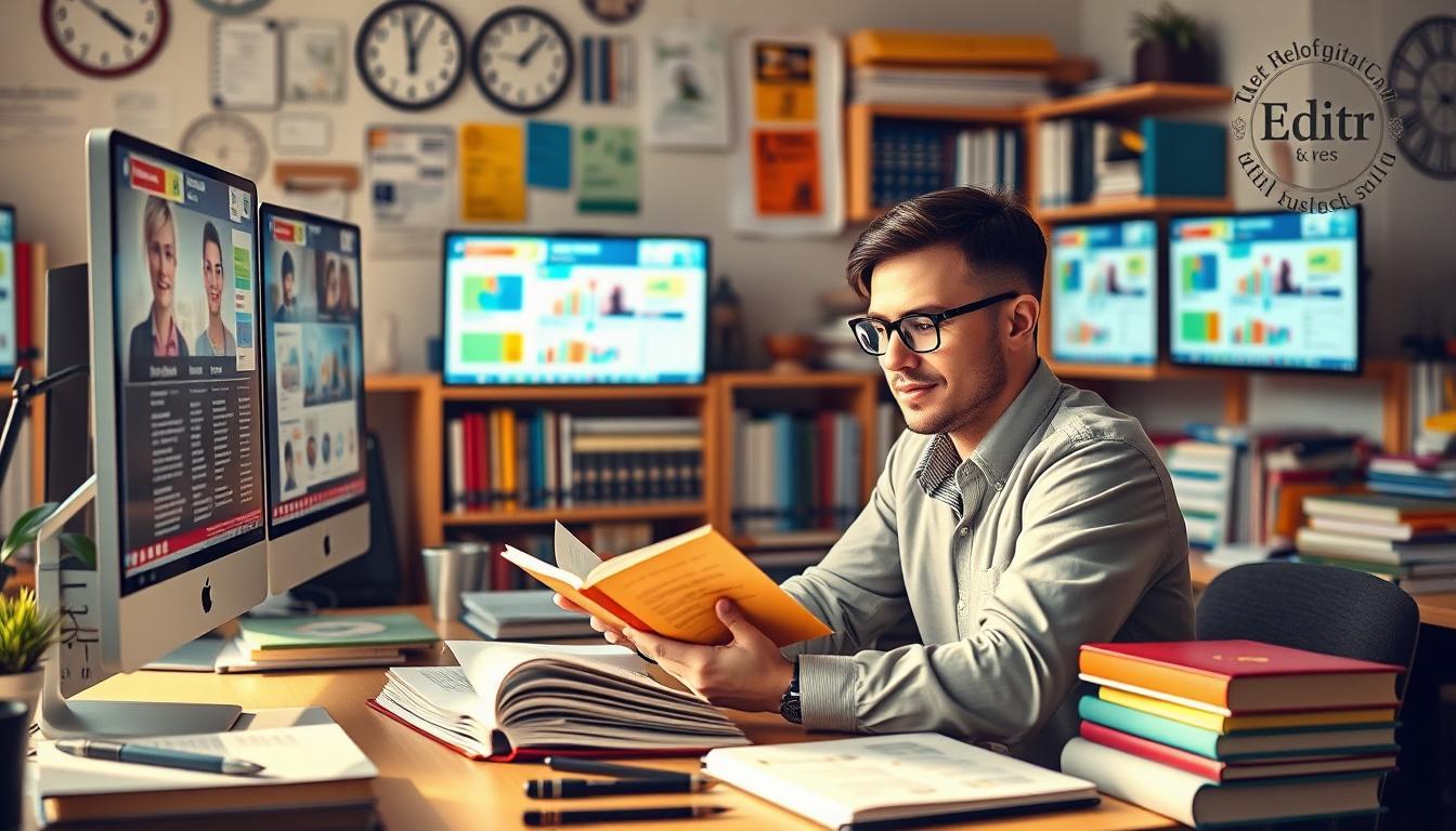 Como escolher serviços confiáveis para editar materiais didáticos